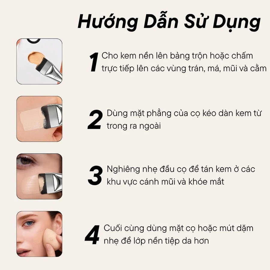 Cọ Tán Nền BH Cosmetics Foundation Brush BH636